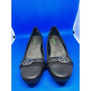 Bare Traps Miana Ballet Flats Womens Size 10 M Black Memory Foam Buckle